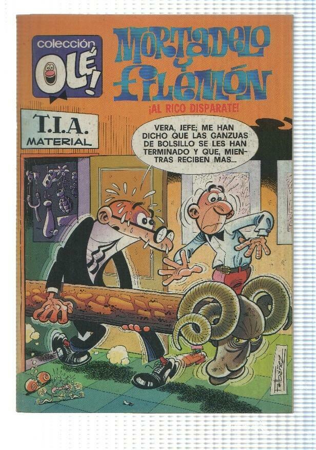 Coleccion Ole numero 139: Mortadelo y Filemon: Al rico disparate
