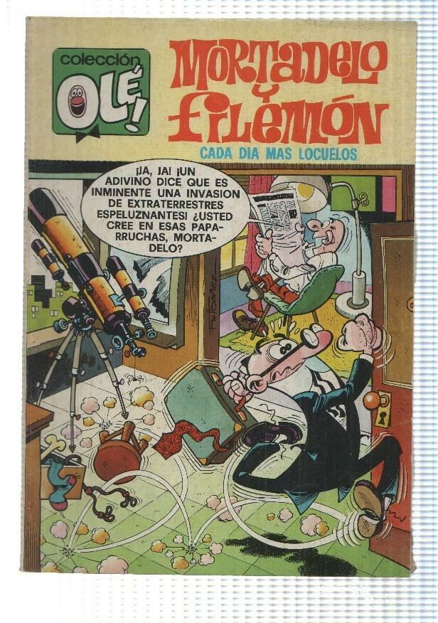 Coleccion Ole numero 142: Mortadelo y Filemon: Cada dia mas locuelos