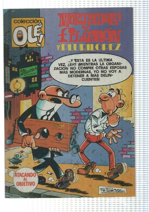 Coleccion Ole numero 198: Mortadelo y Filemon: Atacando al objetivo + Plurilopez