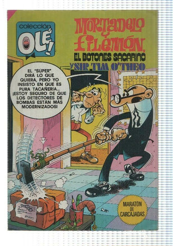 Coleccion Ole numero 186: Mortadelo y Filemon: Maraton de carcajadas + El Botones Sacarino + Sir Tim O'Theo