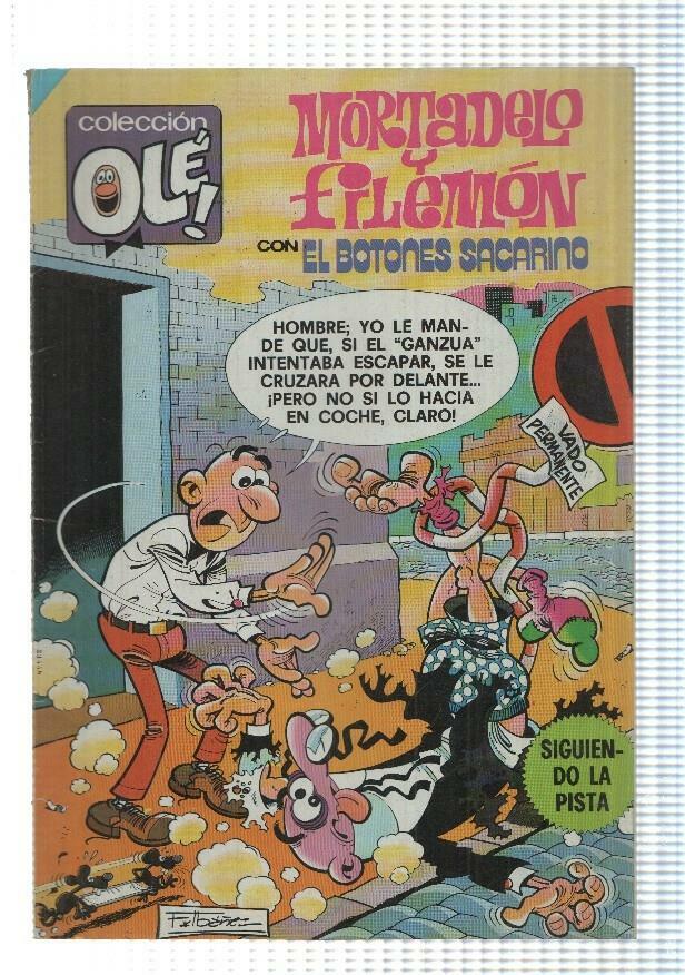 Coleccion Ole numero 202: Mortadelo y Filemon: Siguiendo la pista + El Botones Sacarino 