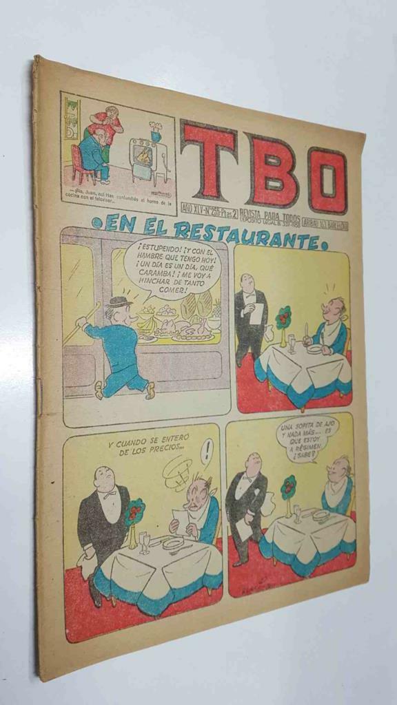 TBO: num 255,  XLV - En el restaurante, Familia Ulises en el dia de la madre