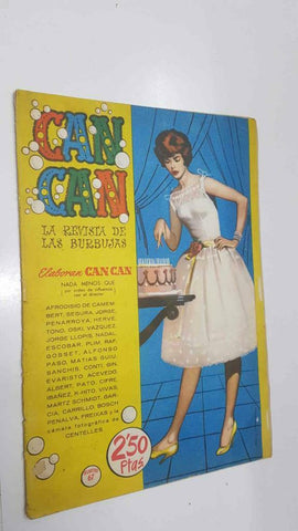 Revista Can Can: num 67 (18-5-1959). Foto contraportada: Gene Tierney
