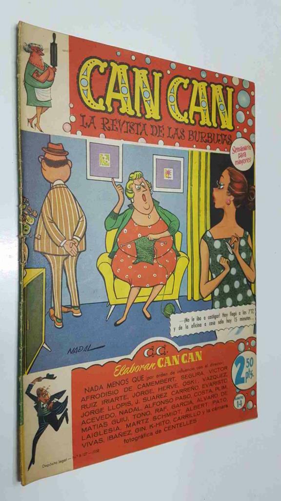Revista Can Can: num 14 (12-5-1958). Foto contracubierta: Joan Collins