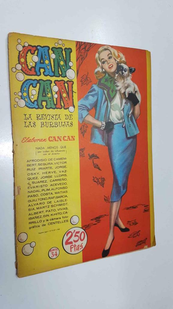 Revista Can Can: num 34 (29-9-1958). Foto contracubierta: Van Doren