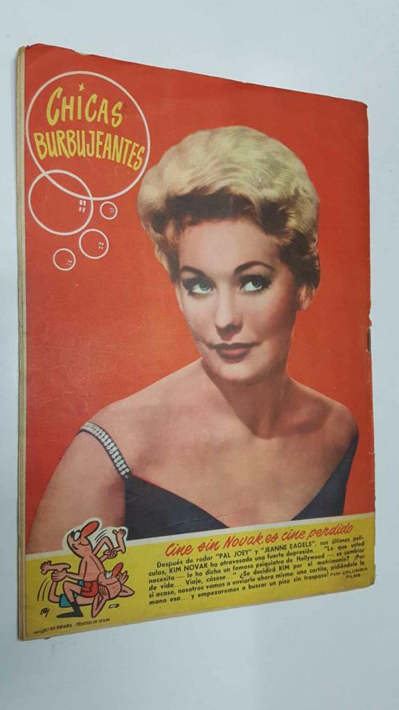 Revista Can Can: num 03 (27-2-1958). Foto contracubierta: Kim Novak