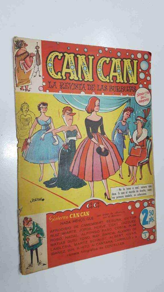 Revista Can Can: num 03 (27-2-1958). Foto contracubierta: Kim Novak