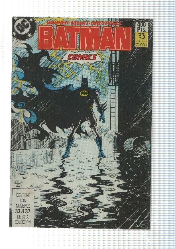DC, Zinco: Batman vol. 7 retapado, contiene los num 23 al 37 (Wagner-Grant-Breyfogle)