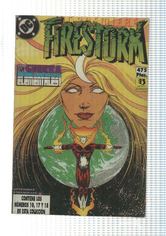DC, Zinco: DC Premiere vol. 4 retapado (contiene los num. 10, 17 y 18). Firestorm - La guerra de los elementales