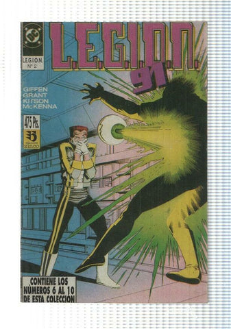 DC, Zinco: Legion 91 vol. 2 retapado, contiene los num 6 al 10 - No mires atras