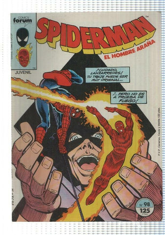 Forum, Marvel: Spiderman num 98 (1986) - Deuda saltada (Burkett, Larocque)