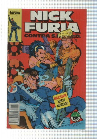 Marvel: Nick Furia contra Shield num 5 de 9, forum - Aliados a la fuerza parte 2 (B. Harras)