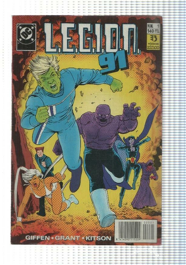 DC, Zinco: Legion 91 num 01 - Como ganar amigos e influencia (Giffen, Alant Grant)