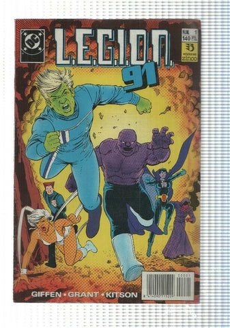 DC, Zinco: Legion 91 num 01 - Como ganar amigos e influencia (Giffen, Alant Grant)
