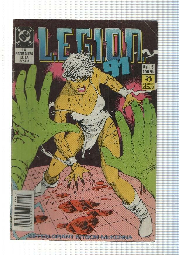 DC, Zinco: Legion 91 num 05 - La naturaleza de la bestia (Giffen, Alant Grant)