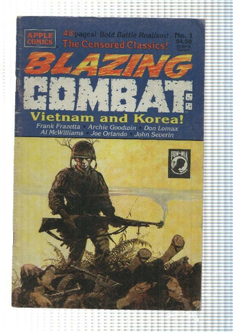 Apple Comics: Blazing Combat num 1, Vietnam and Korea (aug 93). Viet-Cong