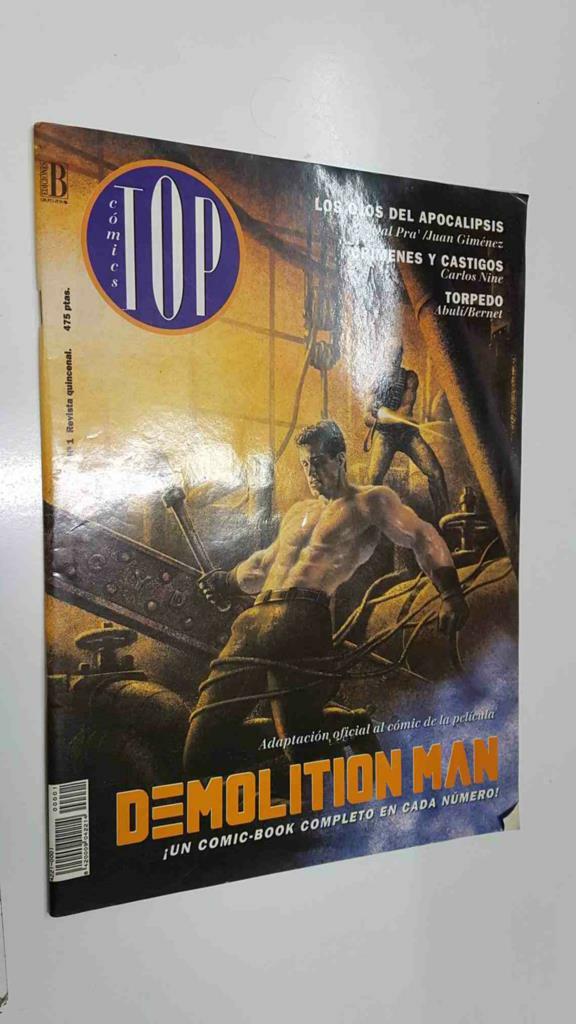 Comic-Book: Top Comics num 1 (ene 1994) - Demolition Man, Torpedo (Abuli, Bernet)