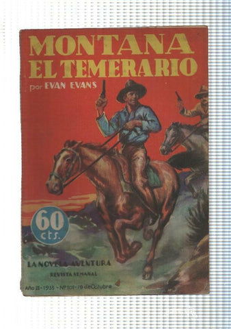 La novela de aventura numero 101: Montana el temerario