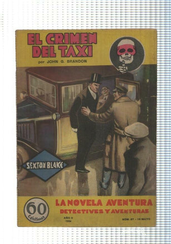 La novela de aventura: Sexton Blake numero 027: El crimen del taxi