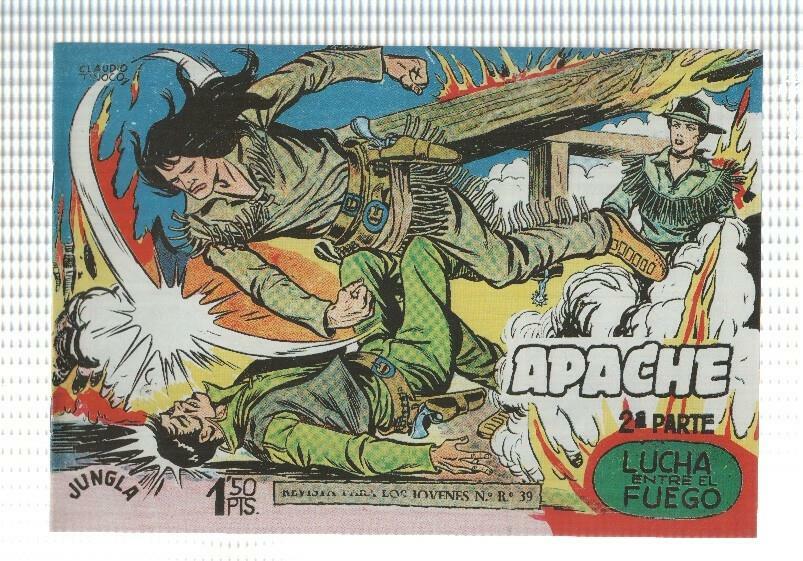 Facsimil: Apache segunda serie numero 04: Lucha entre el fuego
