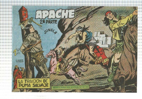 Facsimil: Apache segunda serie numero 11: La traicion de puma salvaje