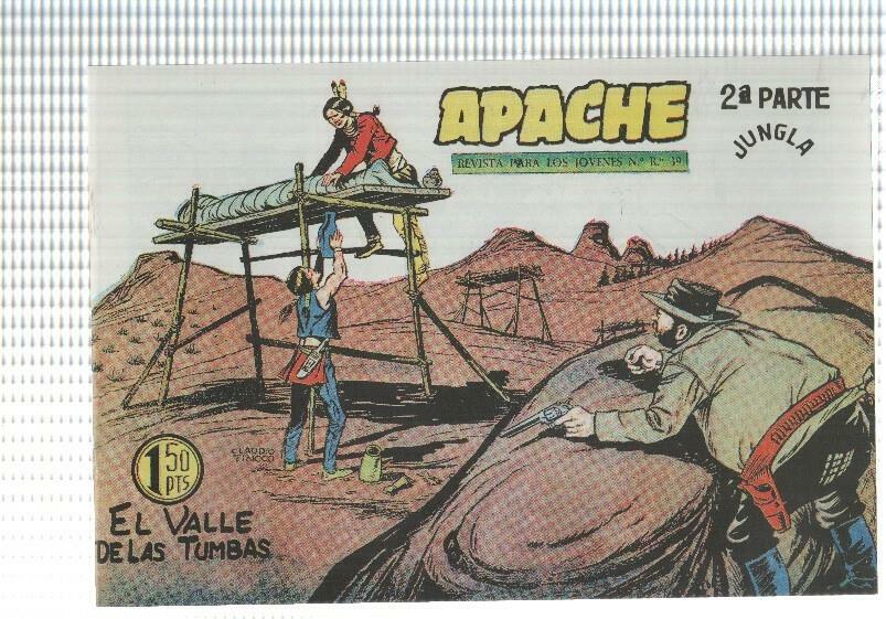 Facsimil: Apache segunda serie numero 22: El valle de las tumbas