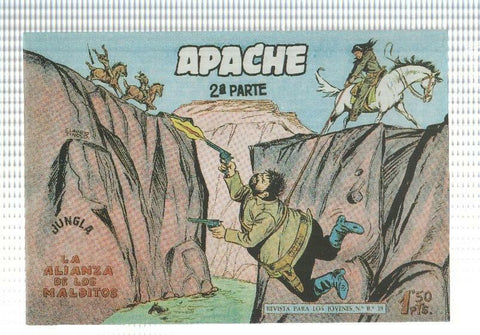 Facsimil: Apache segunda serie numero 23: La alianza de los malditos 