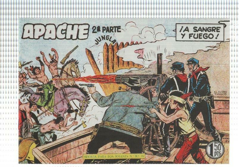 Facsimil: Apache segunda serie numero 33: A sangre y fuego