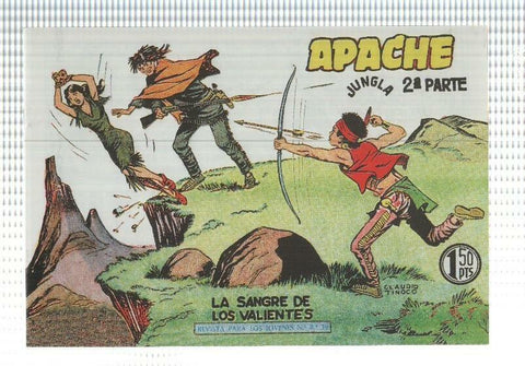 Facsimil: Apache segunda serie numero 34: La sangre de los valientes