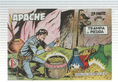 Facsimil: Apache segunda serie numero 40_ Trampa de piedra
