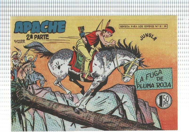 Facsimil: Apache segunda serie numero 44: La fuga de Pluma Roja
