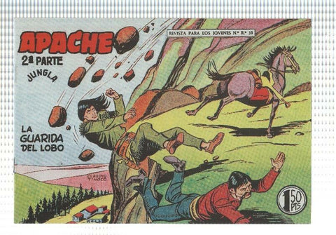 Facsimil: Apache segunda serie numero 45: La guarida del lobo