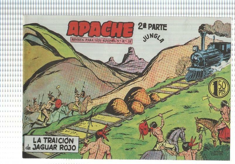 Facsimil: Apache segunda serie numero 51: La traicion de Jaguar Rojo