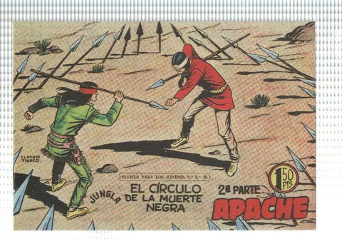 Facsimil: Apache segunda serie numero 55: El circulo de la muerte negra