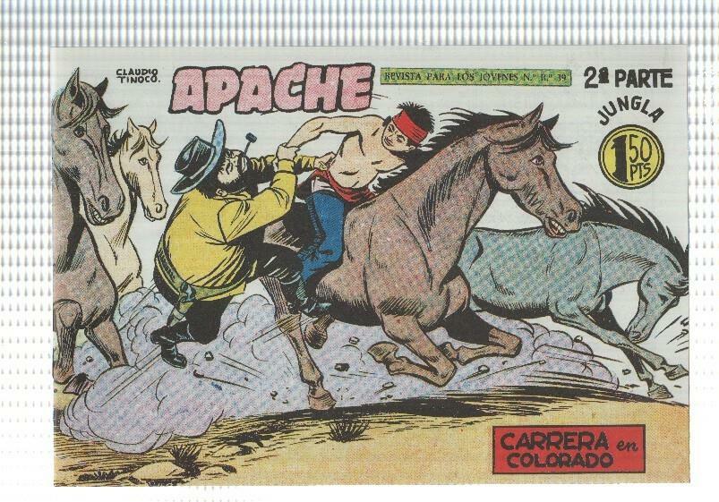 Facsimil: Apache segunda serie numero 62: Carrera en colorado