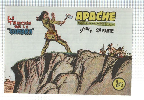 Facsimil: Apache segunda serie numero 70: La traicion de la sombra