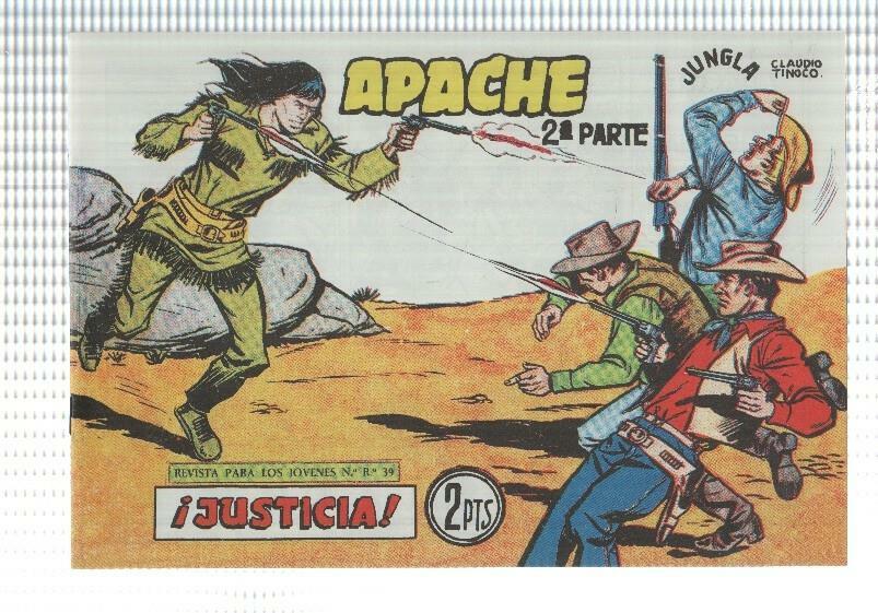 Facsimil: Apache segunda serie numero 67: Justicia