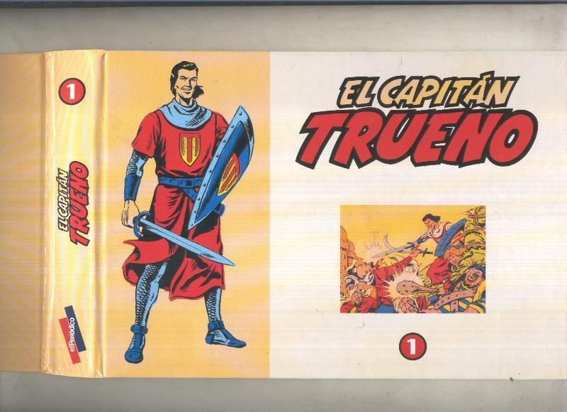 El Capitan Trueno facsimil Ediciones B-El Periodico: tomo con los 32 numeros publicados