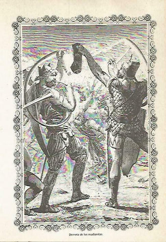 LAMINA 14516: Derrota de los madianitas