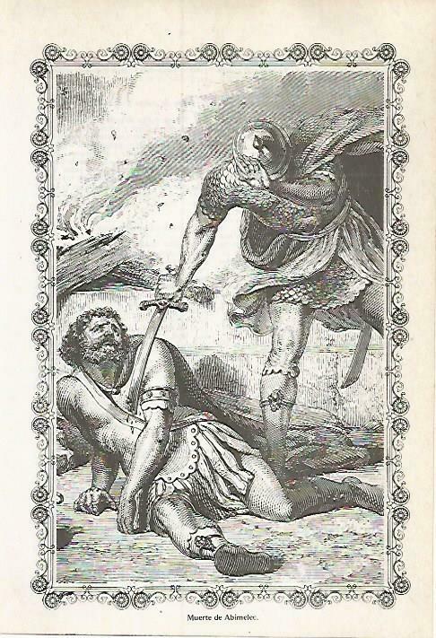 LAMINA 14518: Muerte de Abimelec