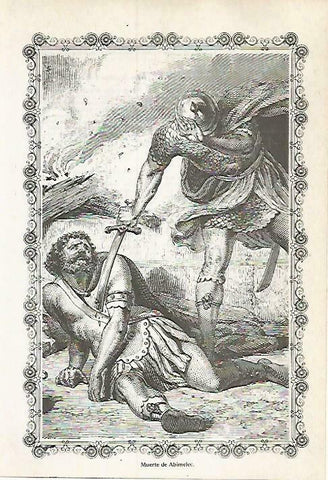 LAMINA 14518: Muerte de Abimelec