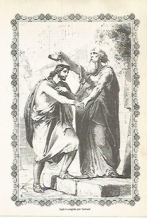 LAMINA 14524: Saul es ungido por Samuel