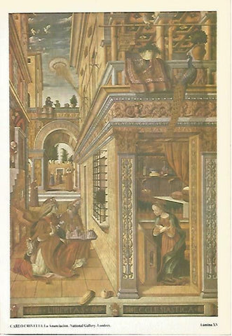 LAMINA 14527: La Anunciacion, por C. Crivelli