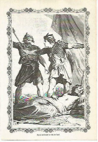 LAMINA 14530: David defiende a Saul