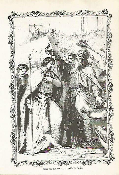 LAMINA 14531: Coronacion de David