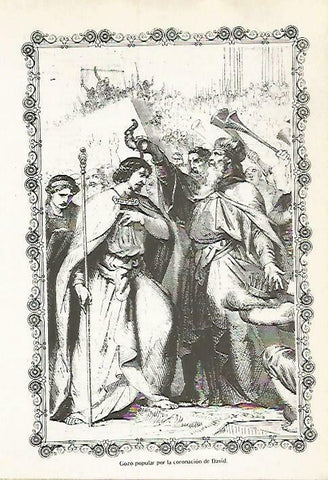 LAMINA 14531: Coronacion de David