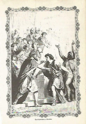 LAMINA 14536: David perdona a Absalon