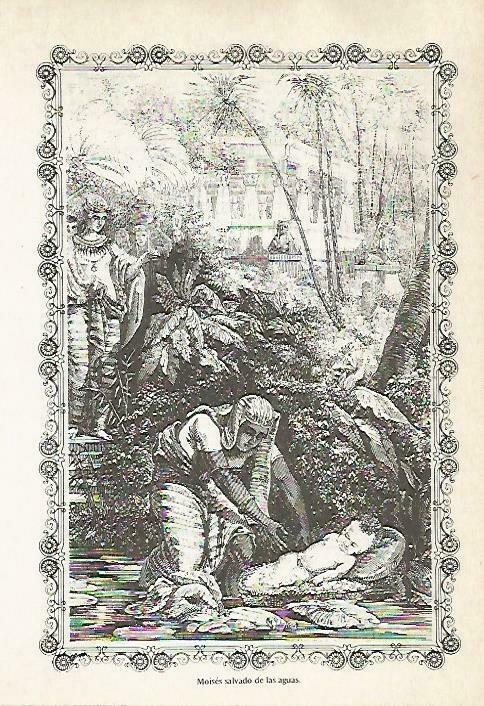LAMINA 14487: Moises salvado de las aguas