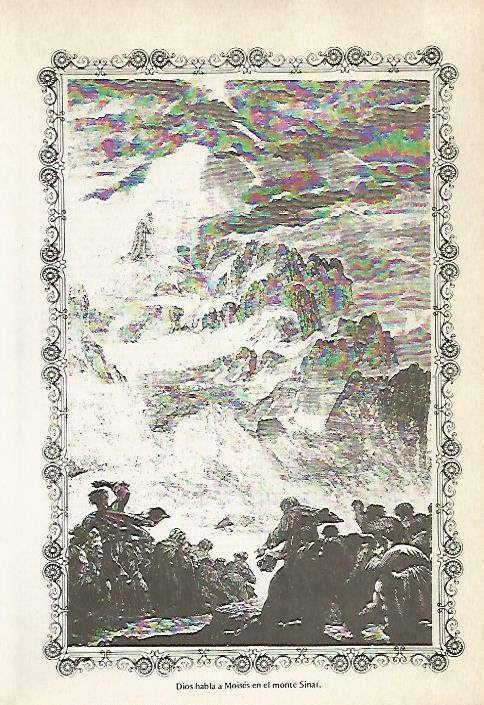 LAMINA 14493: Moises en el Monte Sinai