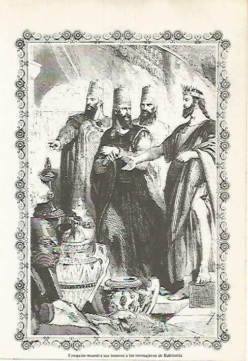 LAMINA 14543: Ezequias y los mensajeros de Babilonia